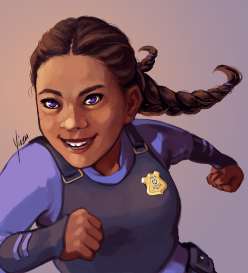 yinza:Patreon reward portrait of a humanized Judy Hopps from Zootopia… which sadly I have yet to see