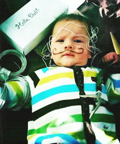  its really easy to tell if a child belongs to misha collins…              