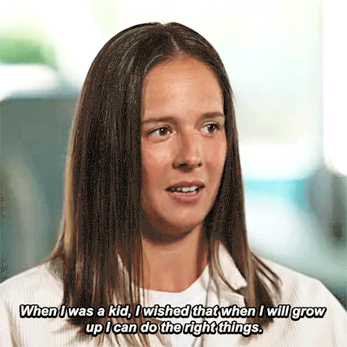 Daria Kasatkina During An Interview With Jon Wertheim For CBS's Sunday Morning, 2024.