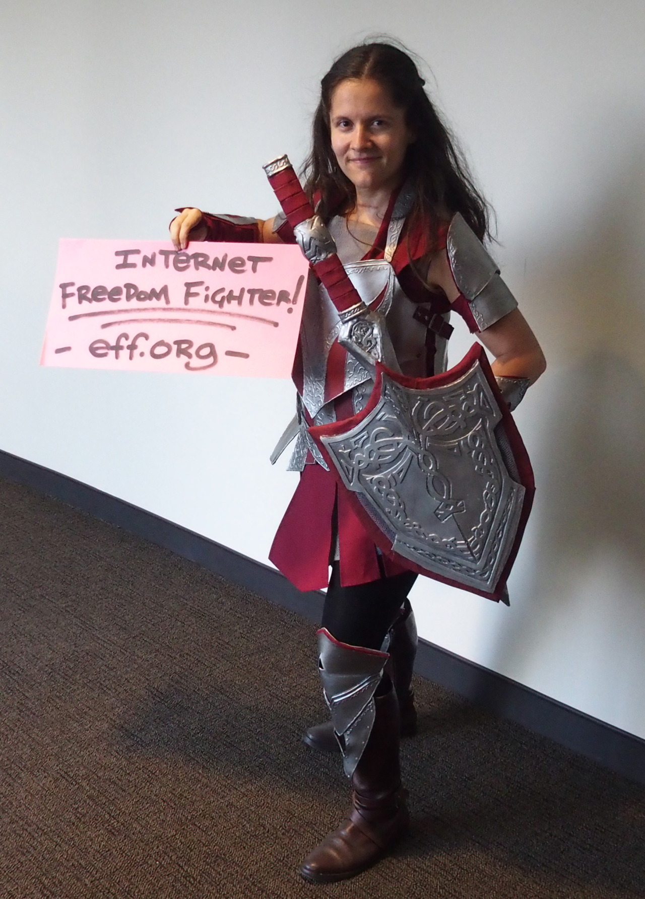 Lady Sif is an Internet freedom fighter! #DragonCon2015