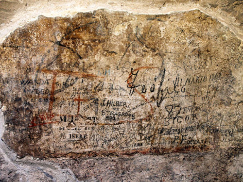 A facelift of the Colosseum in Rome that began last fall has revealed centuries of graffiti. Removin