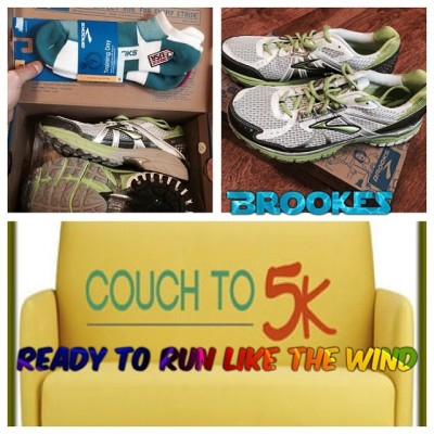 After downloading the couch to 5k app, and deciding I’m really going to get into running, I broke down and bought some decent running shoes! The best part was, they were on sale! And, I only tried on 2 pairs! I would have gotten the blue pair, but...