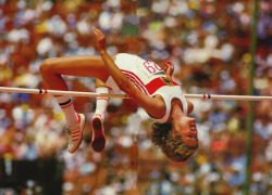 Olympic88:  Los Angeles 1984 - Ulrike Meyfarth (West Germany) Wins Her Second Olympic