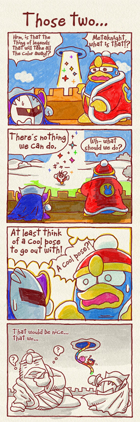 professorbel:  more kirby comics from the japanese nintendo news! Again, not sure