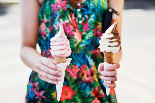 maketimetotime:  yummy ice cream <3 