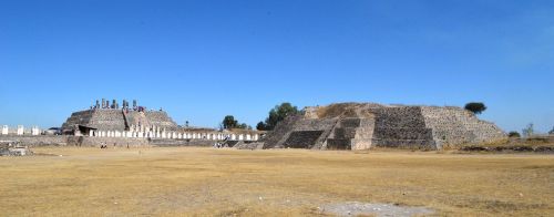 The Mesoamerican archaeological site of Tula, located in Hidalgo, approximately 75km north of M