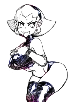 Grimphantom2:  Keppok:  Just Doodling Tron In Between Commissions.  She Looks Hot