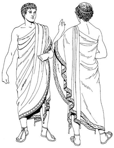 Ancient Greek fashions by Tom Tierney 1-3. chiton... - Tumbex