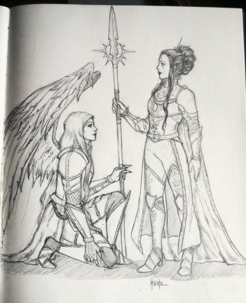 Blanche and Antares. #sketch #sketchbook #drawing #draw #illustration #illustrator #pencil #pencildr