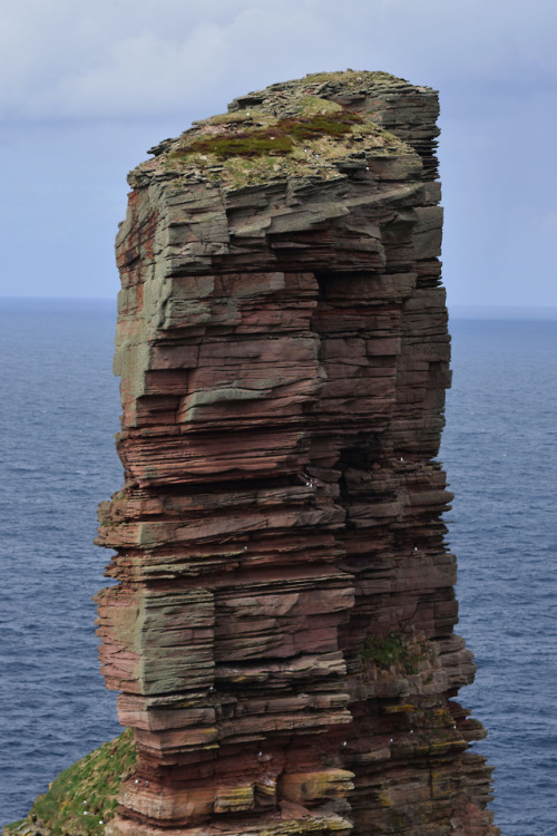 on-misty-mountains: Old Man of Hoy, a famous sea stack on the Orkney Islands. 