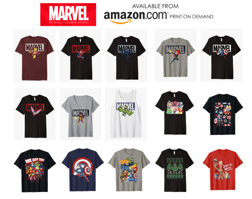 In 2018, I was contacted by Marvel to do a series of designs for their consumer products division. A