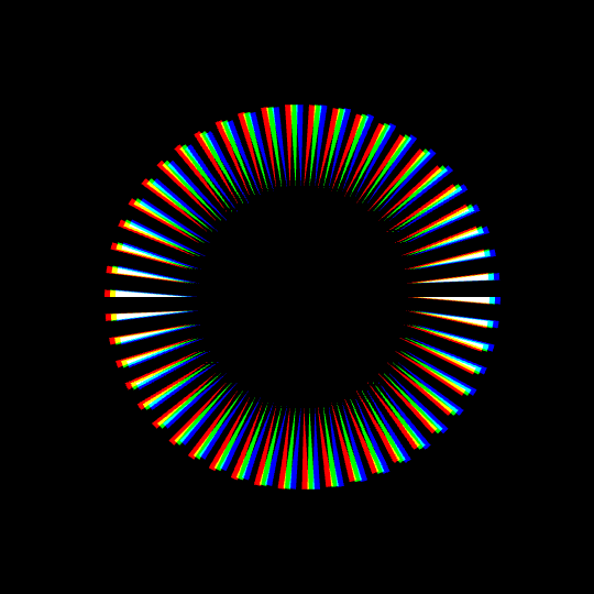 p5art:quickie: chromatic arcs(code here)