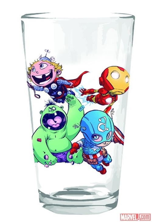 fuckyeahmarvelstuff:  SDCC Exclusive Marvel Glassware  FRICK YOU MEAN TO TELL ME