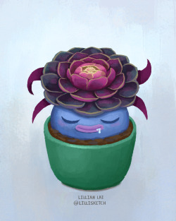 lillisketch:  Last pokemon plant! (..for now?). The adorable droolong Gloom. 