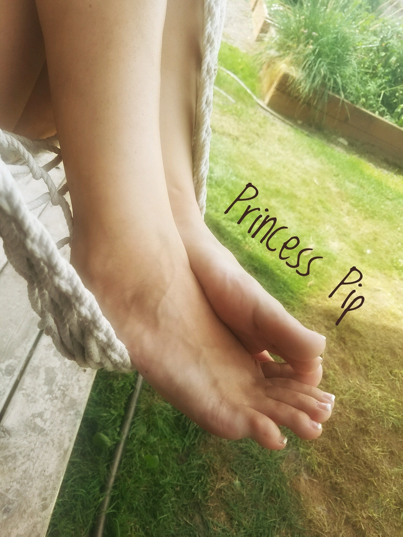 wvfootfetish:  Got to love her beautiful feet!!