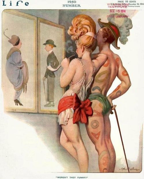 sartorialadventure:Issue of Life Magazine from Dec. 10, 1914, depicting the fashions of 1950