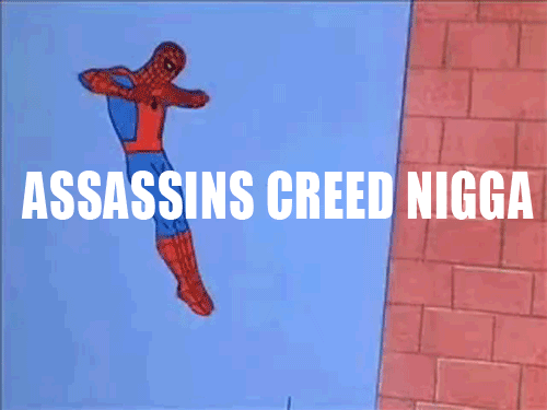 gamesyweas:  Estúpido y Ezio Auditore Spiderman.