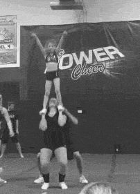 cheer-is-religion:  cheerleadersvstheworld:  We literally did this about 20 times. lol I love my cheer family <3   omg thats so cool 