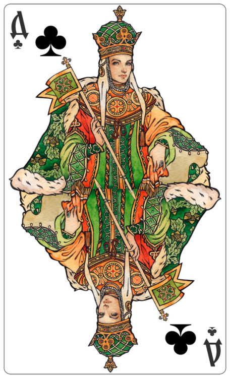Cards Russian Style by Losenko Mila water color and gel pen 