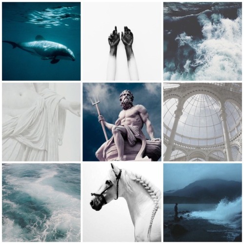 ambianceplanche:PoseidonI have sea foam in my veins, I understand the language of the waves.Athena&n