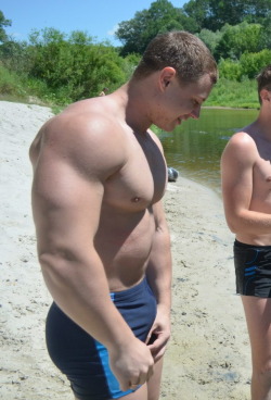 Gymratskip:  Theruskies:  Hot Russian Muscle Stallion.  I’m Going Crazy About