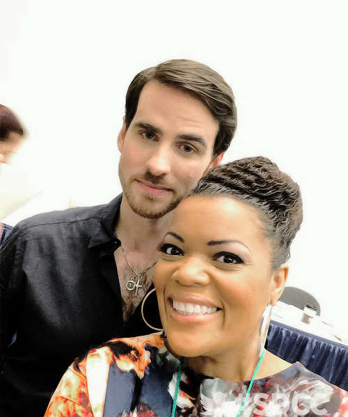Lana and Colin with Yvette Nicole Brown at SDCC 2015