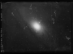 just–space:  One of the first images of Andromeda galaxy taken by Edwin Hubble in 1924  js