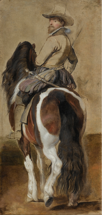 desimonewayland:Sir Peter Paul Rubens, STUDY OF A HORSE WITH A RIDER, 1610s.via: Sotheby’s