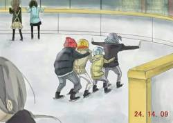 shion-uzu:  Kiseki in the ice !!! XD