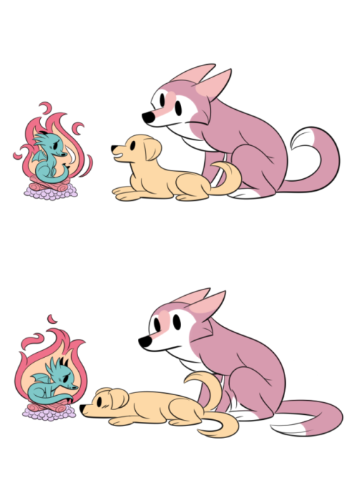 stutterhug:  The Scaly Puppy and the Temporary Solution~Earlier episodes: (Part 1)  (Part 2) ((Patreon))          