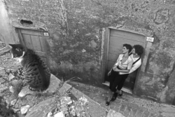 amoreperituoiocchi:  “Where have you been?”, he asked. “Anywhere and nowhere.”, I replied.“But you were with me in every moment.”  ph Ferdinando Scianna , Liguria, Italy, 1991 