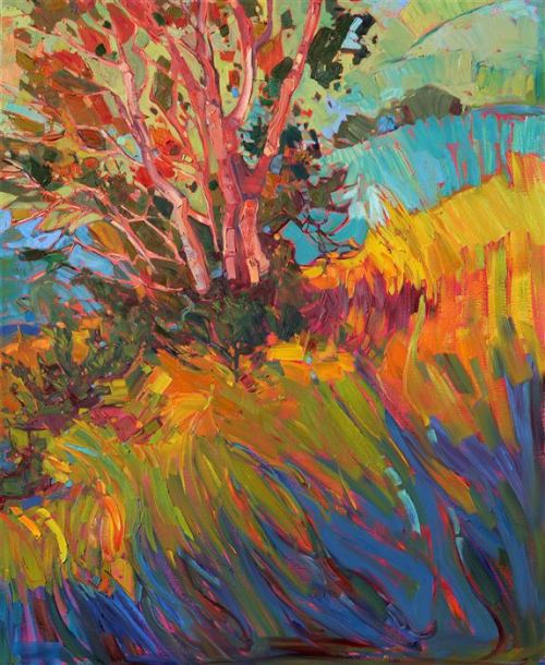 cerceos:  Erin Hanson - Hills in Quadtych, 2014