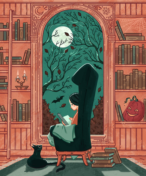 &ldquo;Halloween Night&rdquo; by Celia Krampien on INPRNT New personal image for Halloween.&