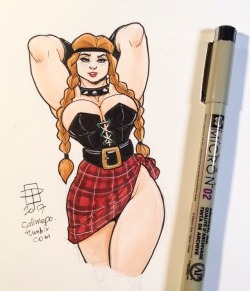 callmepo:Tiny doodle of another of The Scotsman