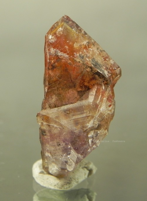 Amethyst With Inclusions Of Hematite And Goethite 