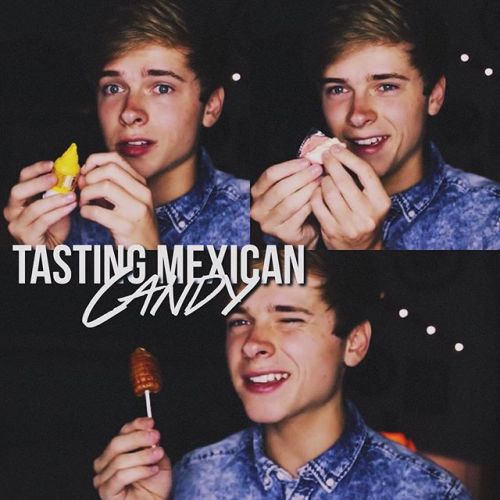 lxkekorns:  lukekorns:  Luke decided it would be fun to try some Mexican candy. &ldquo;I&rsq