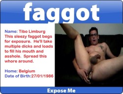 faggotsontheloose:  tibo limburg place: belgium