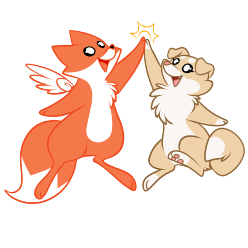 FRANDSIf you haven’t already, go check out @dailyskyfox for a really cute and uplifting blog!Fluffmu