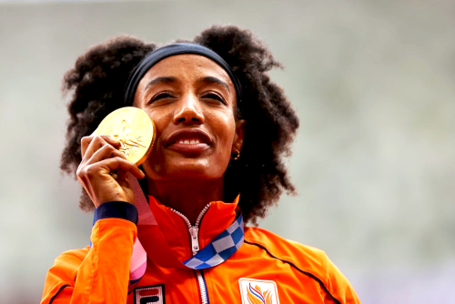 dutch-nt:Sifan Hassan Tokyo 2020 Olympics Game Athletics: Women’s 5000m by Cameron Spencer/Getty Ima