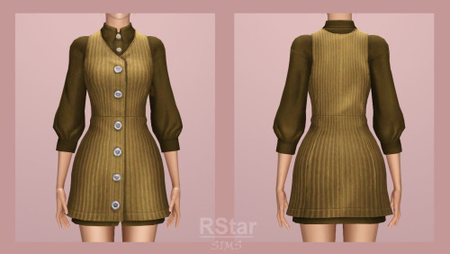 ► 4t3 - Eco Lifestyle - Layered Dress -YAFMesh by EA;Age: YAF &amp; AF;Outfits section;Categories: E