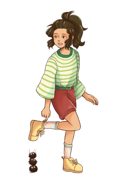 Casual fashion heroine: Ghibli style ✨