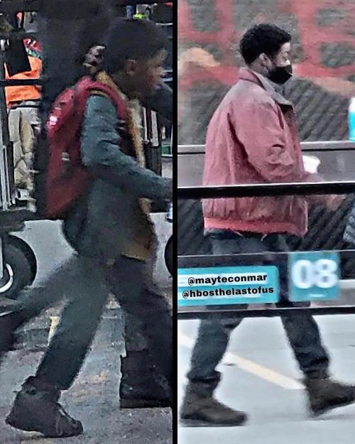 New pictures of Sam and Henry on the set of The Last of Us mayteconmar, hbosthelastofus | Instagram