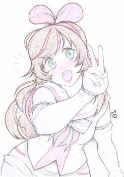 tabletorgy-art:  Kizuna AI sketch!her videos