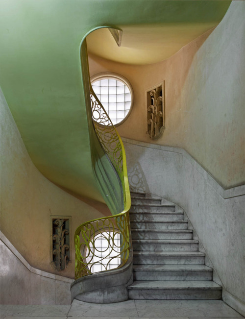 Deco Stairwell #2, Havana  -   Michael Eastman 2014American b.1947-PhotographyCourtesy Edwynn Houk G