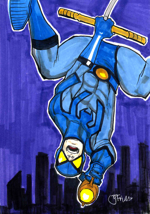 Daily Sketch 08.15.2018.2Blue Beetle