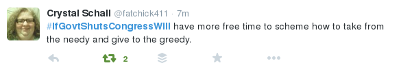 macleod:  #IfGovtShutsCongressWill is now trending on Twitter.The republicans are