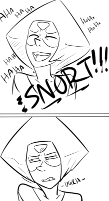 drawendo:  Someone on thread mentioned in a png. a snorting peridotIt had to be done.  my cute little nerdy and her dorky snort &lt;3 &lt;3 &lt;3