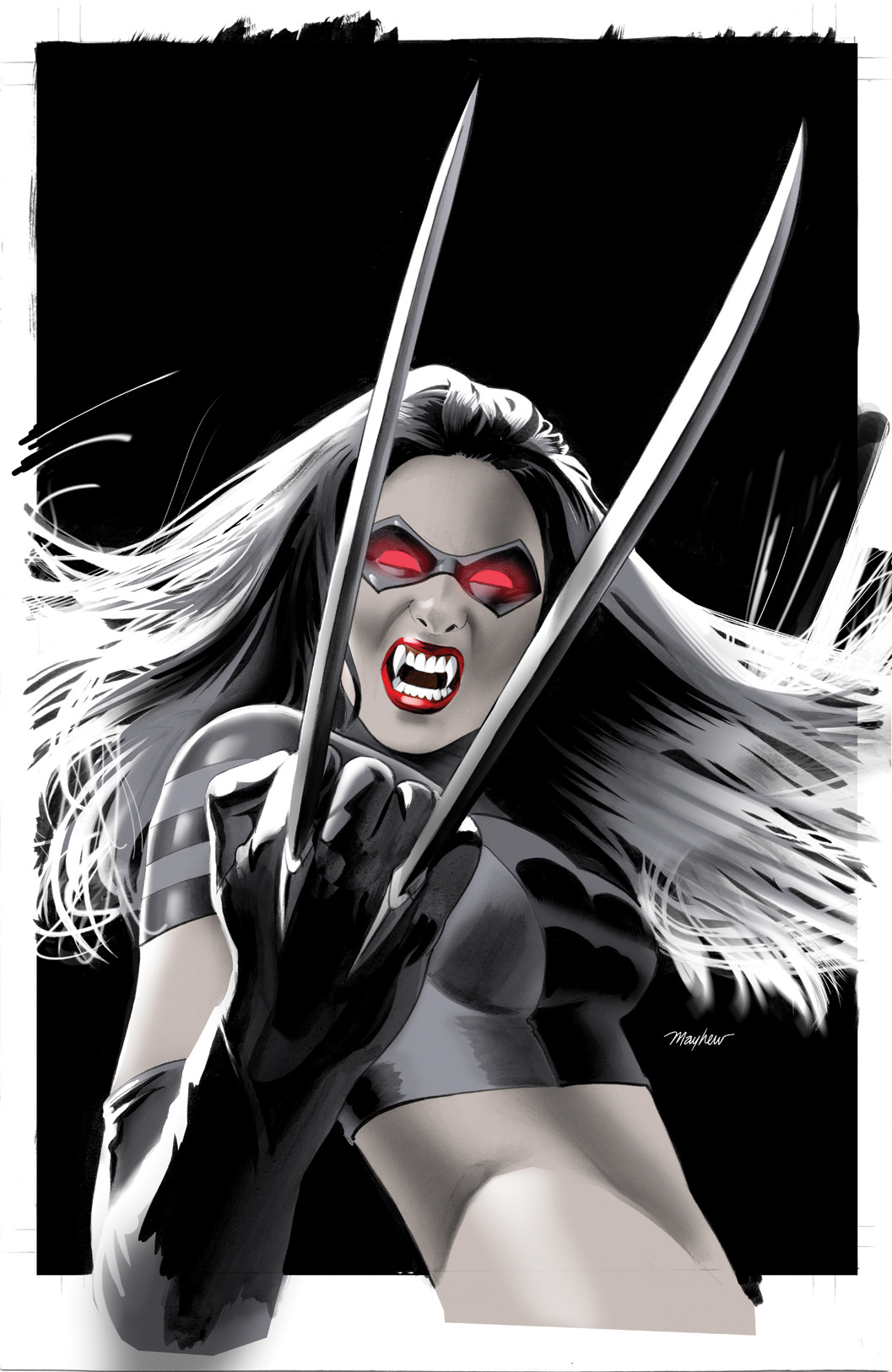 thebestthereiswaswillbe:  some vampire inspired art by the talented Mike Mayhew.