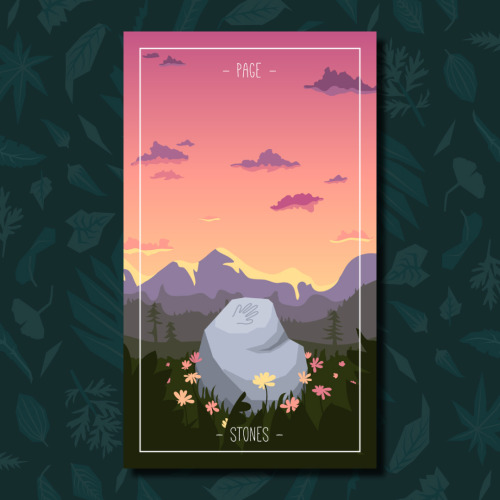 This is my favourite card that I have drawn thus far, look at those perfect little clouds 