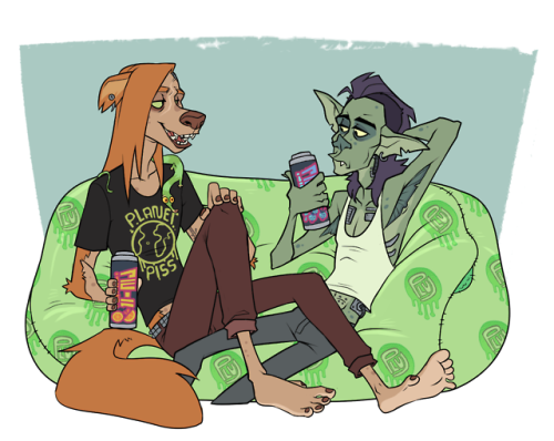 gothvegas: Some stupid doodles. Charlie’s best friend Gauss and his pet worm named Peepee.Gaus